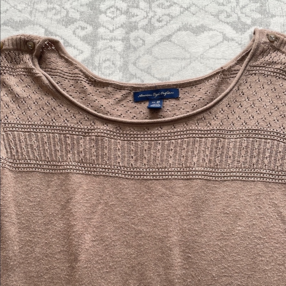 American Eagle Outfitters Women's Brown Sweater